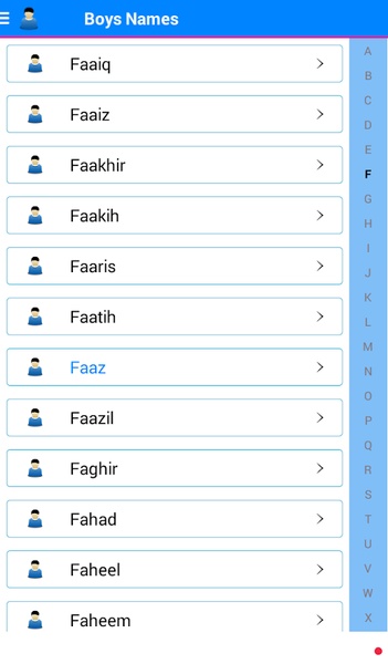Urdu Islamic Names - Preview 5