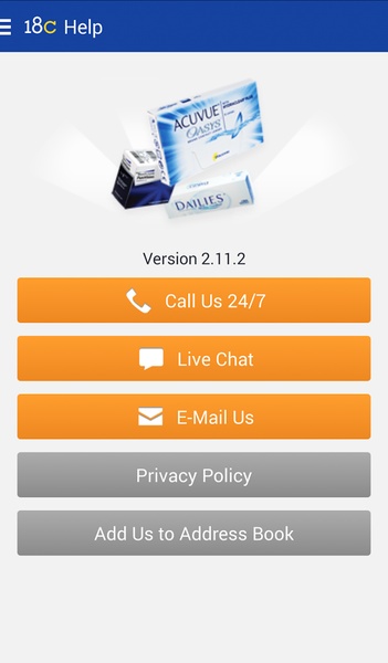 1800CONTACTS App - Preview 1