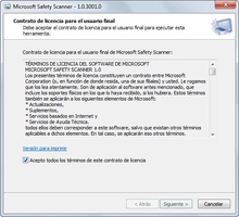 Microsoft Safety Scanner screenshot 2