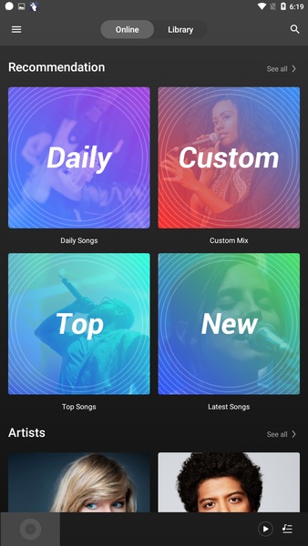 Free Music Player - Preview 1