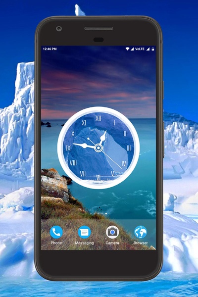 Ice Clock Live Wallpaper - Preview 2