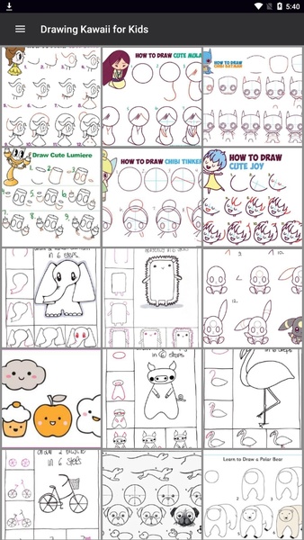 Drawing Kawaii for Kids - Preview 1