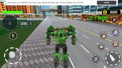 Army bus robot car game screenshot 1