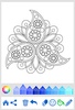 Mandala Flowers coloring book screenshot 4