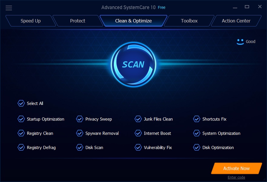 Limpiar, Acelerar y Optimizar PC, Advanced SystemCare Free