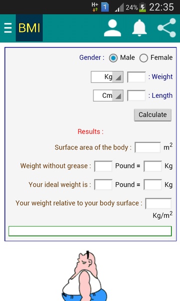 Perfect weight according to height - Preview 3