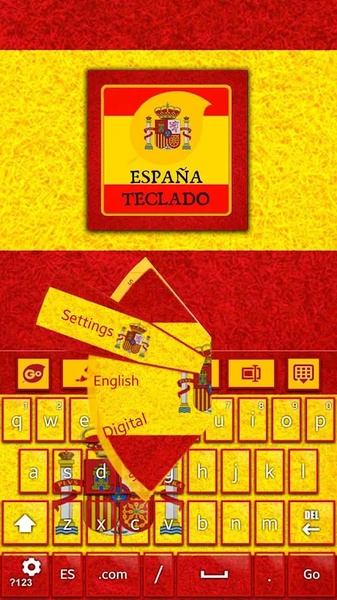Spain Flag Go Keyboard - Preview 3