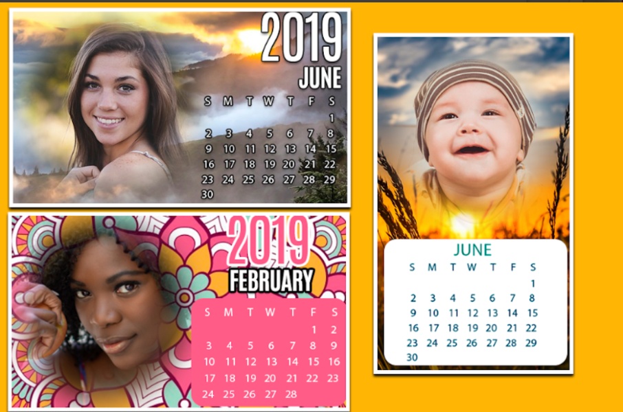 Calendar 2019 Photo Frame Wallpaper Portrait - Preview 4