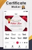 Certificate Maker - Certificate Editor With Design screenshot 1