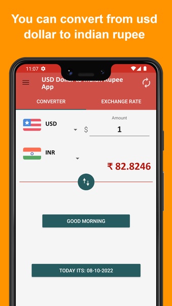 USD Dollar to Indian Rupee App - Preview 4