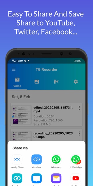 TG Recorder - Screen Recording - Preview 2