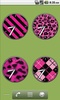 Pink Girly Clock Widgets screenshot 2