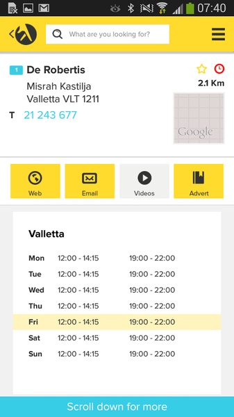 Yellow Pages Malta - Preview 1