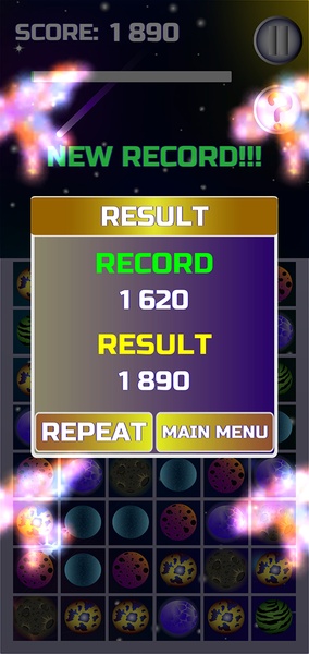 Match 3 Cosmic Space - Preview 2