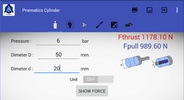 Pneumatic Cylinder Calculator screenshot 5