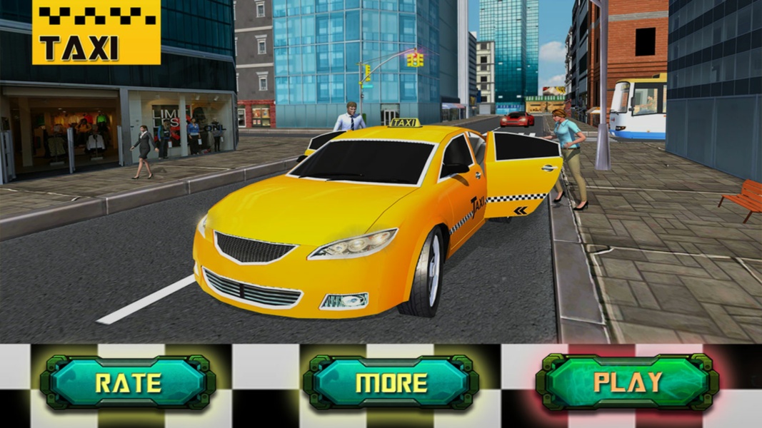 Taxi Cab ATV Quad Bike Limo City Taxi Driving Game - Preview 1