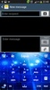 GO Keyboard Glow Blue screenshot 2