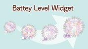 Battery widget Flowery Kiss screenshot 5