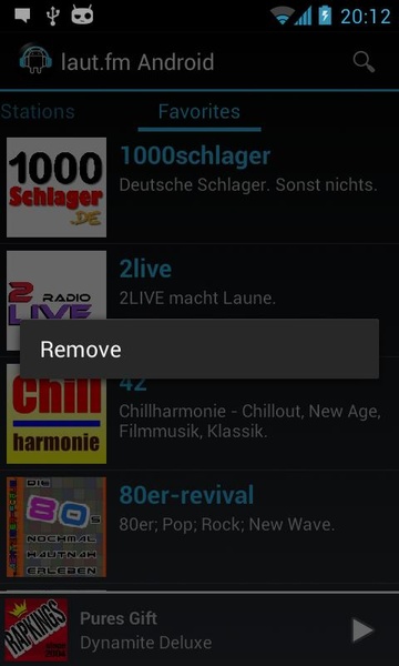 laut.fm Android - Preview 5