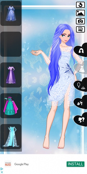 Frozen Land: Dress up game for Android - Download the APK from Uptodown