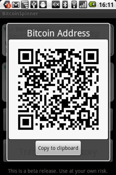 BitcoinSpinner - Preview 1