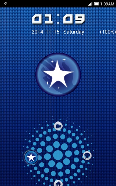 Blue Ring Go Locker Theme - Preview 1