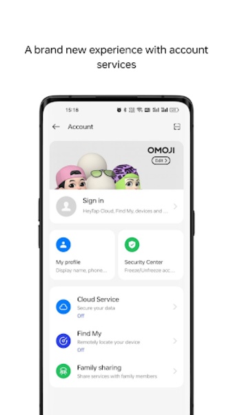 OnePlus Account - Preview 3