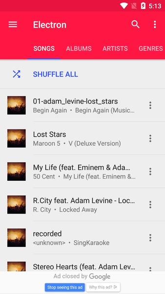 Electron Music Player - Preview 7