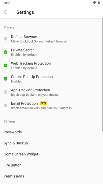 DuckDuckGo Privacy Browser - Preview 2