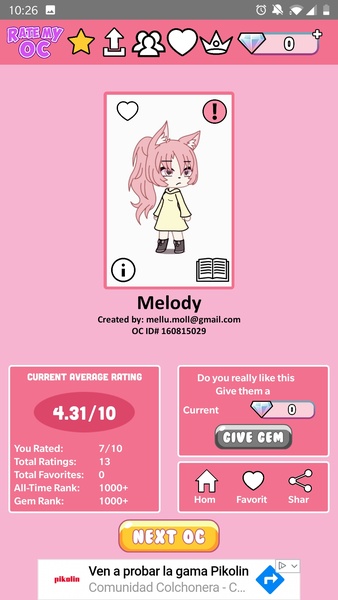 Rate My OC - Preview 4