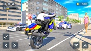Police Bike Stunt Race Game screenshot 1