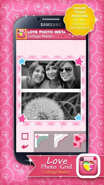 Love Photo Grid Collage Maker - Preview 1