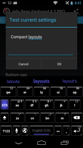 Jelly Bean Keyboard 4.3 - Preview 6