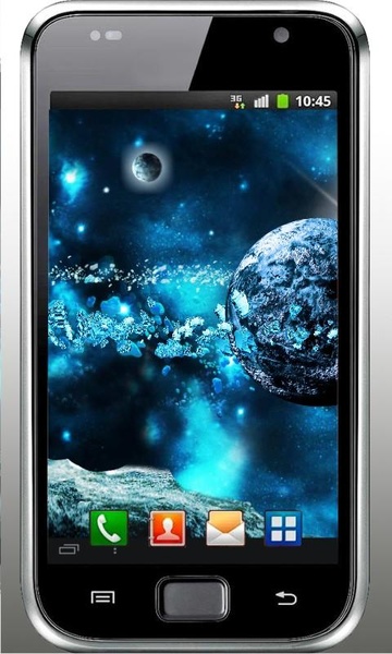 Space Ice World live wallpaper - Preview 2