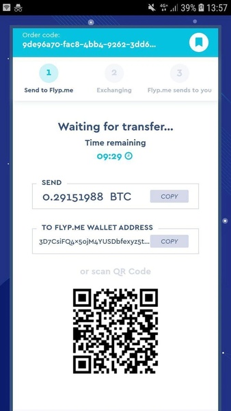 Flyp.me - Crypto Exchange - Preview 1