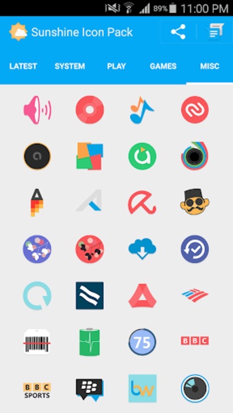 Sunshine Icon Pack - Preview 2