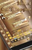 SMS Messages Gold Copper Theme screenshot 2