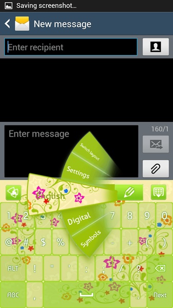 GO Keyboard Green Power Theme - Preview 10