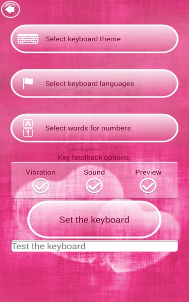 Love Keyboard Theme - Preview 2