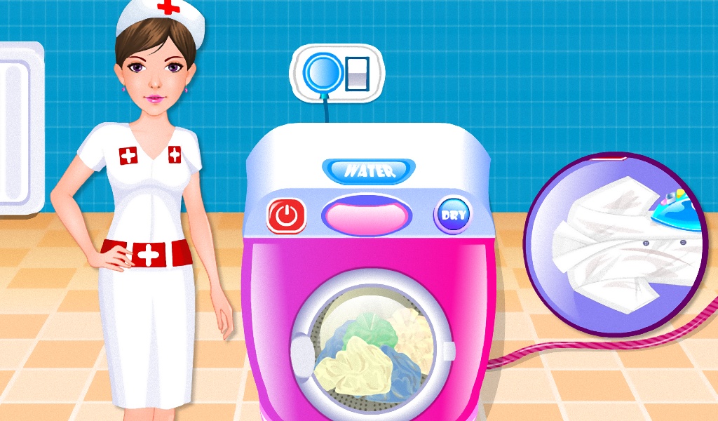 Hospital Clothes Ironing - Preview 1
