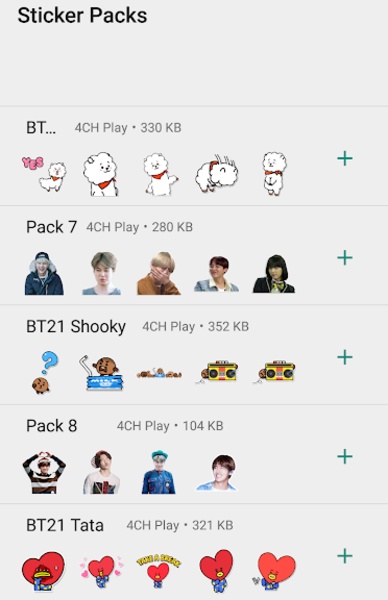 BTS Funny Stickers - WAStickerApps - Preview 3