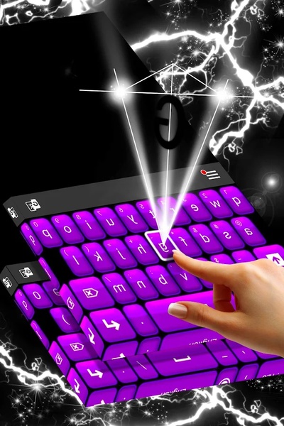 Keyboard Free Purple Theme - Preview 4