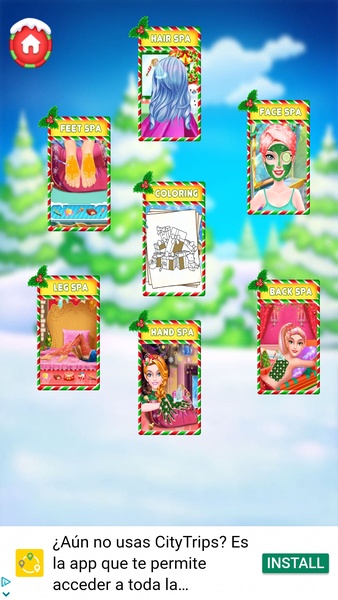 Christmas Girl : Makeup Salon Games For Girls - Preview 1