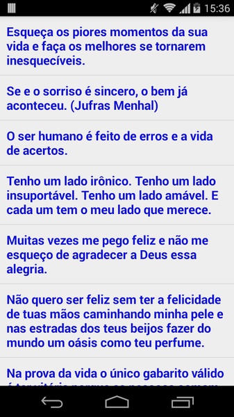 Mensagens prontas para compartilhar - Preview 1