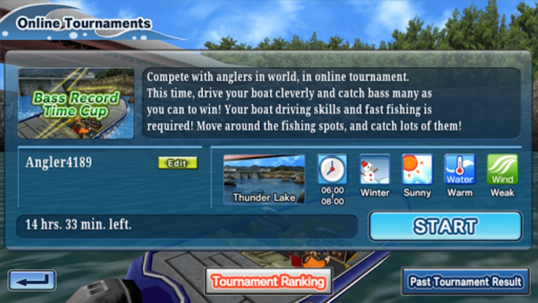 Bass Fishing 3D on the Boat Free - Preview 1