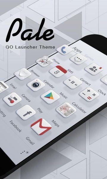 Pale GO Launcher Theme - Preview 4