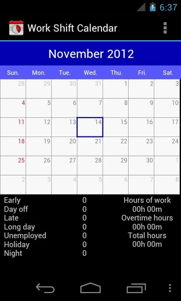 Work Shift Calendar - Preview 7