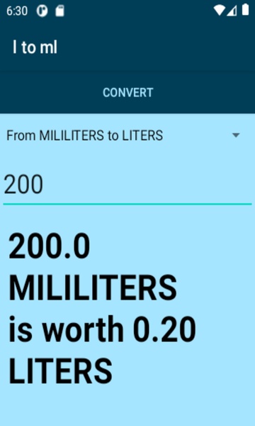 l to ml converter - Preview 2