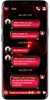 SMS Theme Sphere Red - black screenshot 8