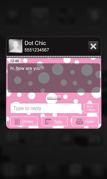 Dot Chic Pink GO SMS - Preview 3